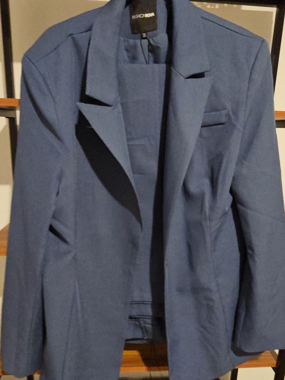 Women's Blue Tailored Blazer and Pants
